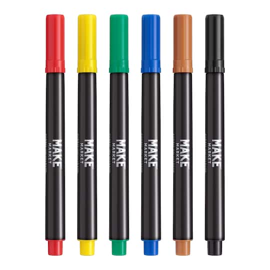 Primary Fabric Ink Marker Set by Make Market&#xAE;